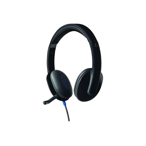 Casque USB Logitech H540 - Micro-casque - sur-oreille - filaire