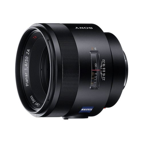 Objectif Sony SAL50F14Z 50 mm - f/1.4 Planar T* - Sony A-type - pour NXCAM NEXEA50, NEX-EA50, FS100; XDCAM PXW-FS5, FS5K, FS7, FS7K; a1; a7; a7R; a7R IV