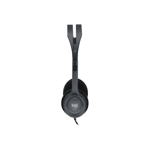 Logitech Stereo H111 - Micro-casque - sur-oreille - filaire