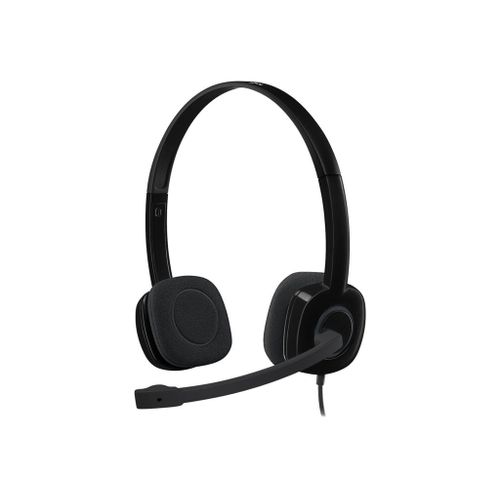 Logitech Stereo H151 - Micro-casque - sur-oreille - filaire