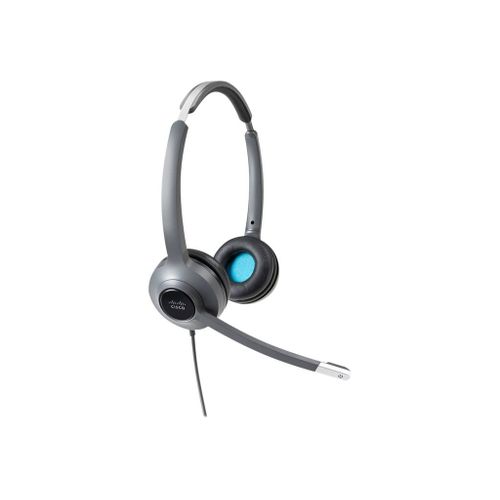 Cisco 522 Wired Dual - Micro-casque - sur-oreille - filaire - jack 3,5mm