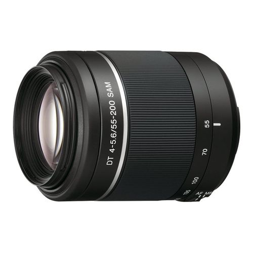 Téléobjectif Sony 55-200 mm f/4.0-5.6 DT SAM pour a (alpha) DSLRA100, DSLR-A200, A230, A300, A330, A350, A380, A500, A550, A700, SLT-A65 (SAL552002)