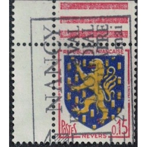 France 1962 Oblitéré Used Armoiries De Nevers Y&t Fr 1354 Su
