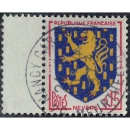 France 1962 Oblitéré Used Armoiries De Nevers Y&t Fr 1354 Su