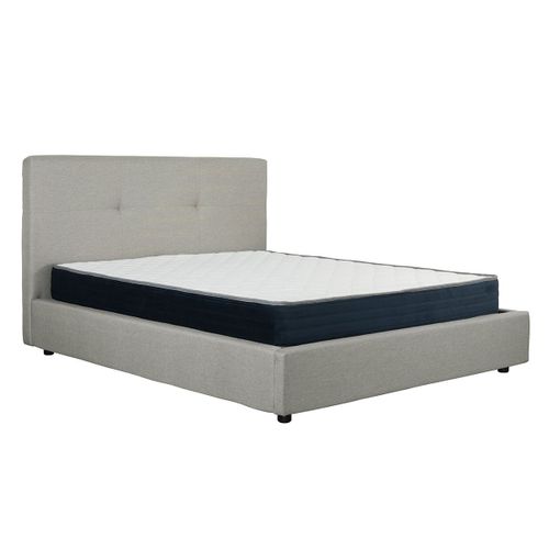 Lit Coffre 180 X 200 Cm En Tissu Beige Sogno