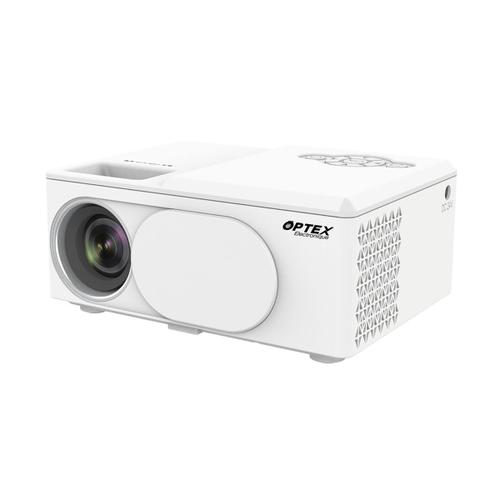 Vidéo Projecteur HD WIFI Portable Compact à LED OPTEX - Vidéoprojecteur 1080P, Son stéréo 360°, Distance de projection 0.6 à 5 m, Support Multimédia