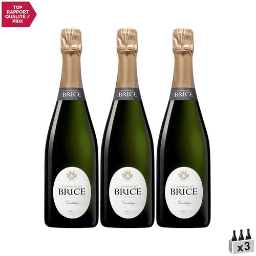 Champagne Brice Champagne Brut Héritage Blanc X3