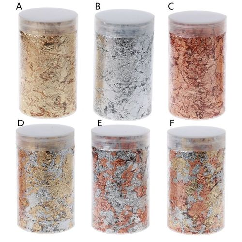 Flocons de dorure métallique 10g, oFlocons de dorure métallique 10g, or