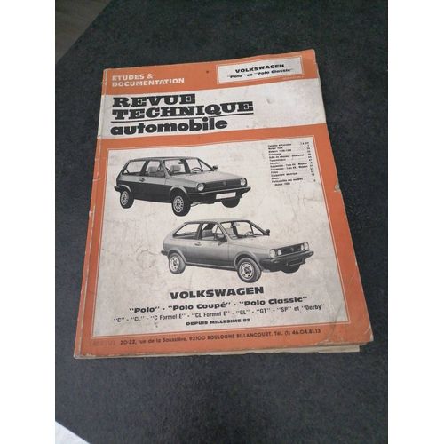Revue Technique Automobile Volkswagen