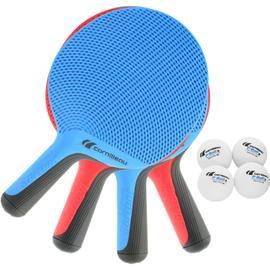 Set de 2 raquettes de ping-pong et 3 balles Cornilleau - Achat pas cher