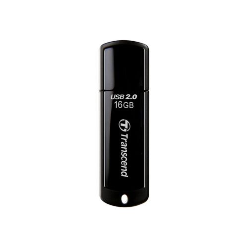 Transcend JetFlash 350 - Clé USB - 16 Go - USB 2.0 - noir
