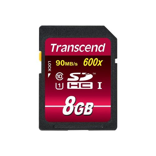 Transcend Ultimate - Carte mémoire flash - 8 Go - UHS Class 1 / Class10 - 133x - SDHC UHS-I