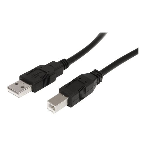 StarTech.com Cable USB 2.0 actif A vers B de 10 m - M/M - Câble USB - USB (M) pour USB type B (M) - USB 2.0 - 9.15 m - actif - noir - pour P/N: ICUSB232D