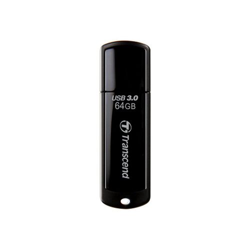 Transcend JetFlash 700 - Clé USB - 64 Go - USB 3.0 - noir