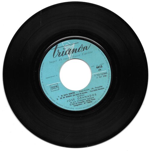 Jose Granados : El Gato Montes / En Er Mundo / De Julio / El Mac Mahon [Vinyle 45 Tours 7" Ep] 1962