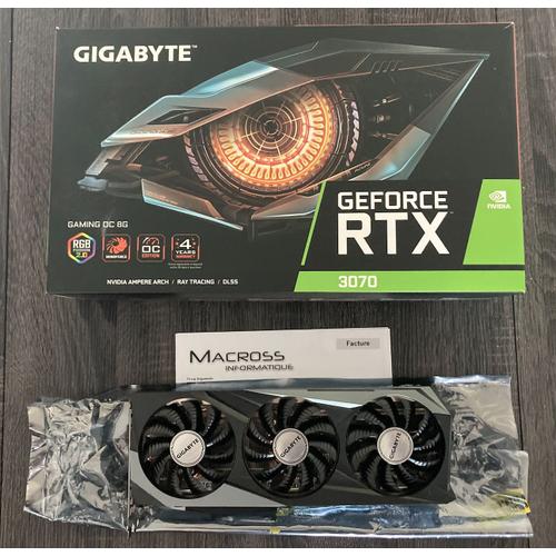 Gigabyte Nvidia RTX 3070 Gaming RGB OC (NON LHR)