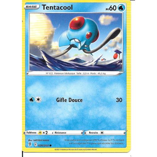 Carte Pokemon - Tentacool 026/203 - Evolution Céleste (Vf)