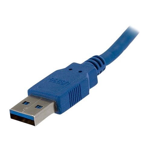 StarTech.com Câble d'extension bleu SuperSpeed USB 3.0 A vers A 1 m - M/F - Rallonge de câble USB - USB type A (M) pour USB type A (F) - USB 3.0 - 1 m - noir - pour P/N: 2SD4FCRU3, CFASTRWU3...