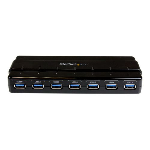 StarTech.com Hub SuperSpeed USB 3.0 avec 7 ports - Concentrateur USB 3.0 avec adaptateur d'alimentation - 1x USB B (F), 7x USB A (F) - Concentrateur (hub) - 7 x SuperSpeed USB 3.0 - de bureau -...