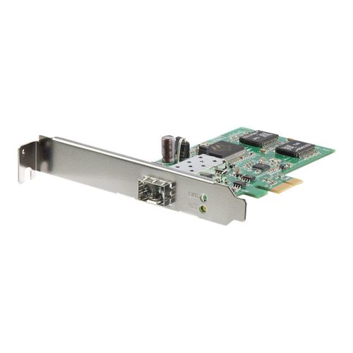 StarTech.com Carte réseau PCI Express à 1 port fibre optique Gigabit Ethernet avec SFP ouvert - Adaptateur NIC PCIe SFP (PEX1000SFP2) - Adaptateur réseau - PCIe profil bas - 1GbE - 1000Base-LX...