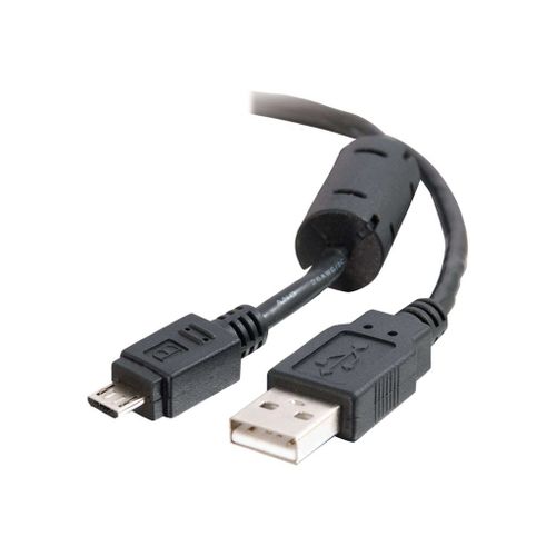 C2G USB 2.0 A to Micro B Cable - Câble USB - Micro-USB de type B (M) pour USB (M) - USB 2.0 OTG - 1 m - noir