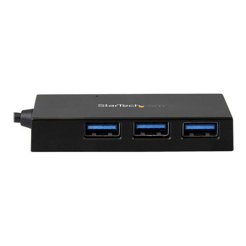 StarTech.com Hub USB 3.1 Gen 1 à 4 ports - Concentrateur USB-C vers 1x USB-C 3x USB-A - Hub USB Type-C portable - Concentrateur (hub) - 4 x SuperSpeed USB 3.0 - de bureau - pour P/N: CFASTRWU3C...