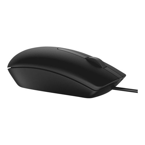 Dell MS116 - Souris - optique - 2 boutons - filaire - USB - noir - Pour la vente au détail