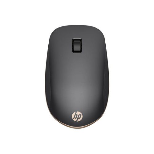 HP Z5000 - Souris - droitiers et gauchers - 3 boutons - sans fil - Bluetooth - fini mat métallique en argent cendré foncé avec cuivre de luxe