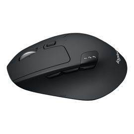 Logitech M720 Triathlon - Souris - pour droitiers - optique - 7 boutons - sans fil - Bluetooth, 2.4 GHz - récepteur sans fil USB