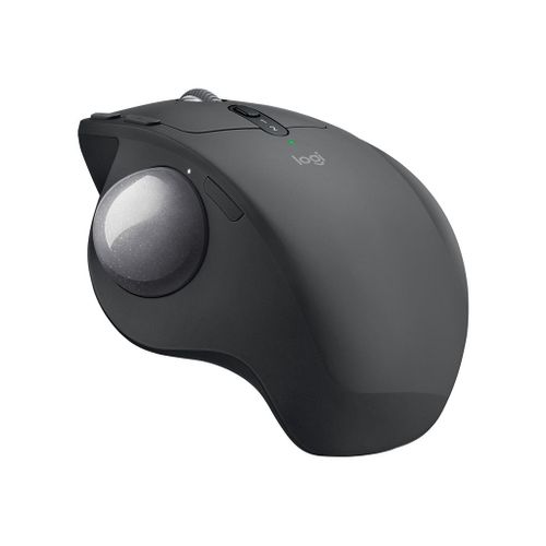 Logitech MX ERGO - Boule de commande - optique - 8 boutons - sans fil - Bluetooth, 2.4 GHz - récepteur sans fil USB