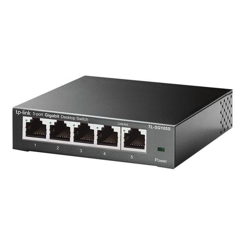 TP-Link TL-SG105S - Commutateur - 5 x 10/100/1000 - de bureau