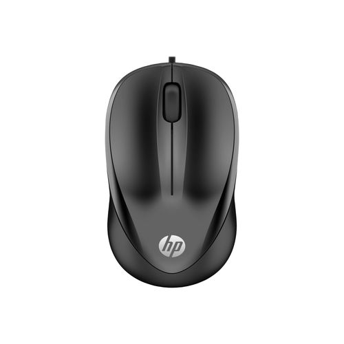HP 1000 - Souris - droitiers et gauchers - filaire - USB - noir - pour Pavilion 24, 27, 32, 590, 595, TP01