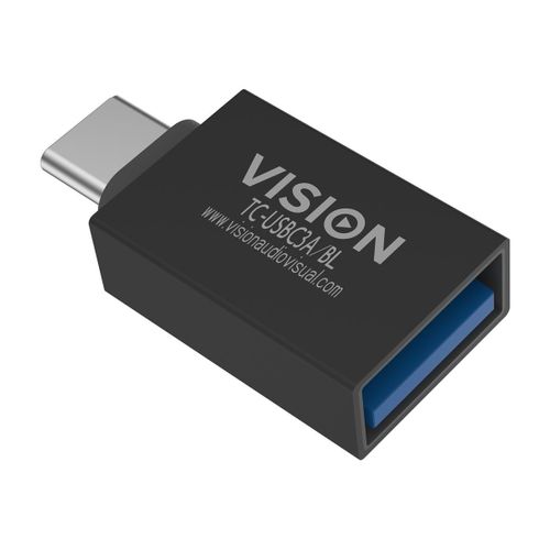 Vision Professional - Adaptateur USB - 24 pin USB-C (M) pour USB type A (F) - USB 3.0 - noir