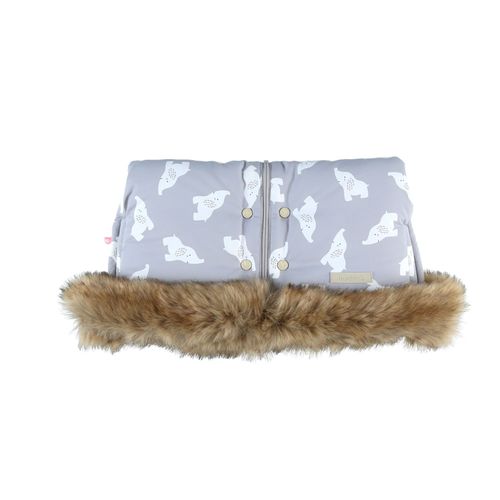 Moufles Pour Poussette Grises Mix And Match - Noukie's