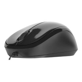 Targus - Souris - droitiers et gauchers - optique - 3 boutons - filaire - USB - noir