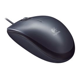 Logitech M90 - Souris - droitiers et gauchers - optique - filaire - USB