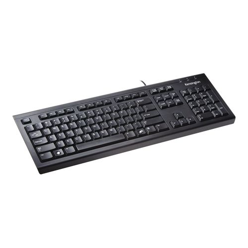Kensington ValuKeyboard - Clavier - USB - Belge - noir