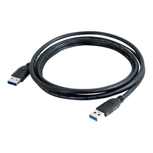 C2G - Câble USB - USB type A (M) pour USB type A (M) - USB 3.0 - 3 m - noir