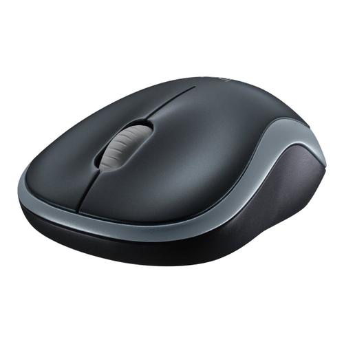 Logitech M185 - Souris - optique - sans fil - 2.4 GHz - récepteur sans fil USB - gris