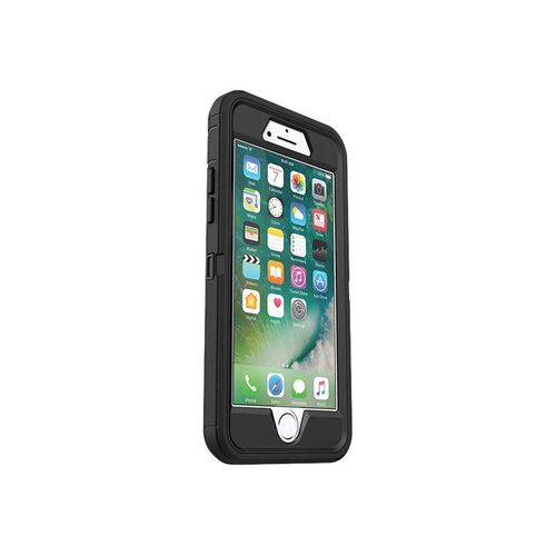 Otterbox Defender Series Apple Iphone 8 & Iphone 7 - Coque De Protection Pour Téléphone Portable - Robuste - Polycarbonate, Caoutchouc Synthétique - Noir - Pour Apple Iphone 7, 8, Se (2e...