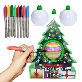 Sapin de Noël en Cristal Magique à Faire soi-même # Accessoires Mini  décorations d'arbre de Noël,Jouets éducatifs intéressants et Jouets de  fête, décorations de Noël Bricolage