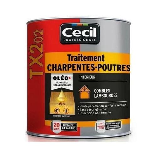 Traitement poutres et charpentes TX202 - Incolore | 25 L