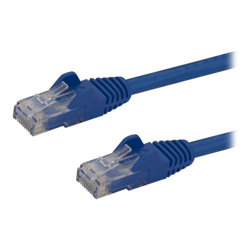 StarTech.com Câble réseau Cat6 Gigabit UTP sans crochet de 2m - Cordon Ethernet RJ45 anti-accroc - Câble patch Mâle / Mâle - Bleu - Cordon de raccordement - RJ-45 (M) pour RJ-45 (M) - 2 m - UTP -...
