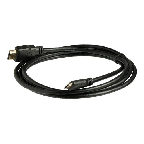 StarTech.com Câble HDMI haute vitesse avec Ethernet 2 m - HDMI vers HDMI Mini - M/M - Câble HDMI avec Ethernet - HDMI mâle pour 19 pin mini HDMI Type C mâle - 2 m - blindé - noir