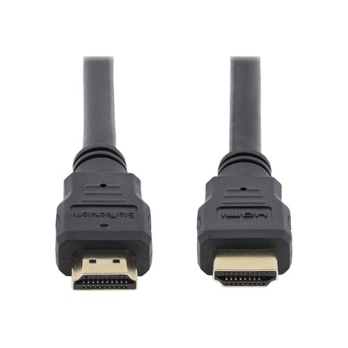 StarTech.com Câble HDMI haute vitesse Ultra HD 4K x 2K de 3m - Cordon HDMI vers HDMI - Mâle / Mâle - Noir - Plaqués or - Câble HDMI - HDMI mâle pour HDMI mâle - 3 m - blindé - noir - pour P/N:...