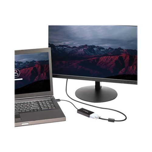StarTech.com Adaptateur de voyage DisplayPort vers VGA / DVI / HDMI - Convertisseur vidéo DP 3-en-1 - 1920x1200 / 1080p - Noir - Adaptateur vidéo - DisplayPort mâle pour HD-15 (VGA), DVI-D, HDMI...