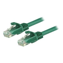 StarTech.com Câble réseau Cat6 Gigabit UTP sans crochet de 3m - Cordon Ethernet RJ45 anti-accroc - Câble patch Mâle / Mâle - Vert - Cordon de raccordement - RJ-45 (M) pour RJ-45 (M) - 3 m - UTP -...