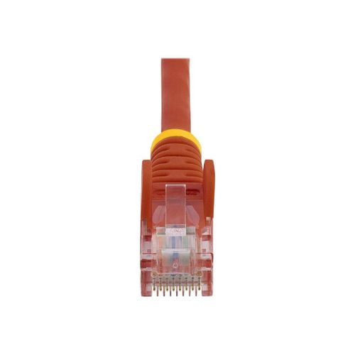 StarTech.com Câble réseau Cat5e UTP sans crochet de 2 m - Cordon Ethernet RJ45 anti-accroc - Câble patch - M/M - Rouge - Cordon de raccordement - RJ-45 (M) pour RJ-45 (M) - 2 m - UTP - CAT 5e -...