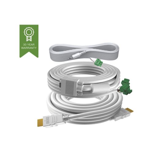 VISION Techconnect 3 - Câblage vidéo / audio - 10 m - blanc