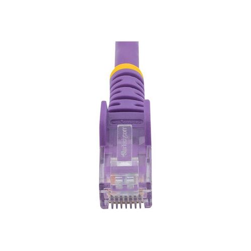 StarTech.com Câble réseau Cat6 UTP sans crochet - 50 cm Violet - Cordon Ethernet RJ45 anti-accroc - Câble patch - Câble réseau - RJ-45 (M) pour RJ-45 (M) - 50 cm - UTP - CAT 6 - sans crochet...